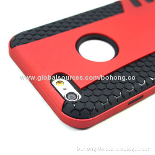 Inner TPU + Outer Pattern Painting PC Cases for iPhone 6, Various Colors AvailableNew